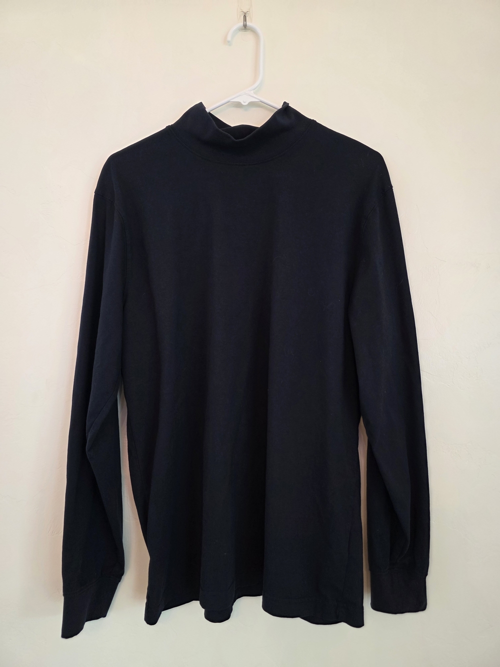 L.L. Bean Men's Black Turtleneck Sweater